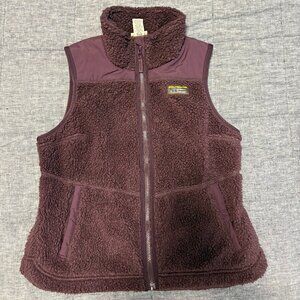 LL BEAN SHERPA VEST